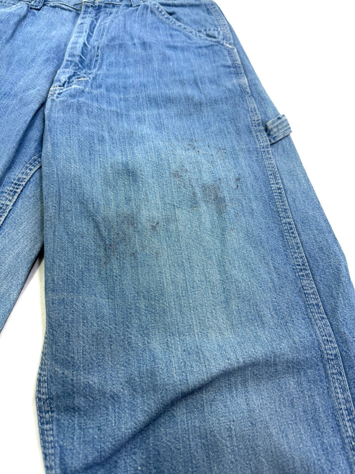 Lee made in Usa talon zip W28 L32 work pant vintage jeans anni 70&