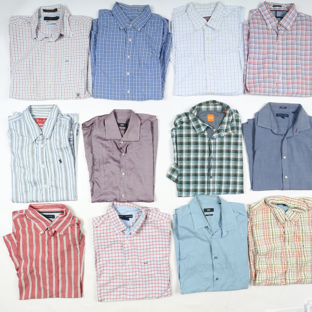 Camicie Firmate vintage box da 73pz uomo e donna CK, Bossc, Lee, Levis