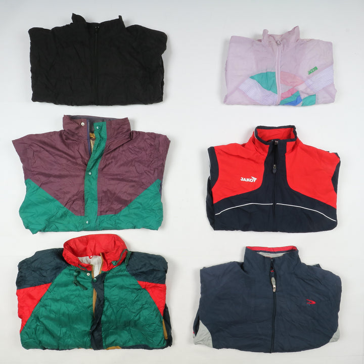 Track top sportive vintage box da 29pz uomo e donna grado A+B
