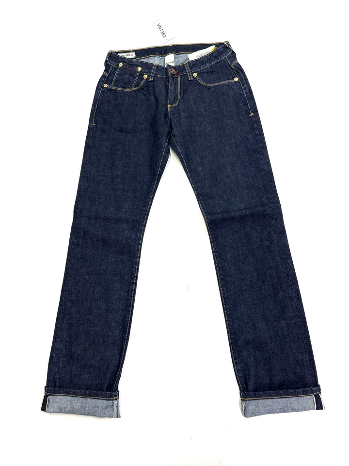 Uniform Gino chic cimosato W27 deadstock selvedge jeans vintage anni 90&