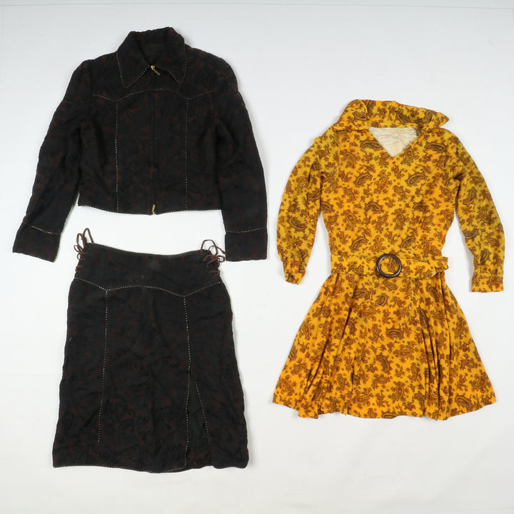 Stock lotto Vestiti abiti invernali vintage donna 19pz