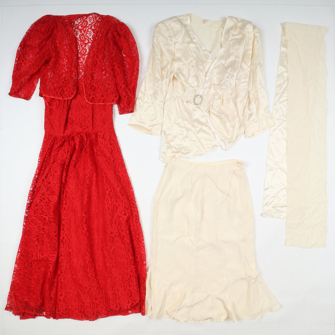 Stock lotto Vestiti abiti Estivi vintage donna 36 pz colorati