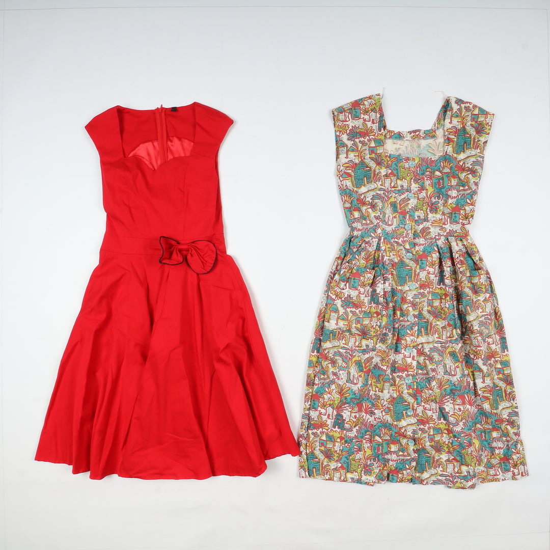Stock lotto Vestiti abiti Estivi vintage donna 36 pz colorati