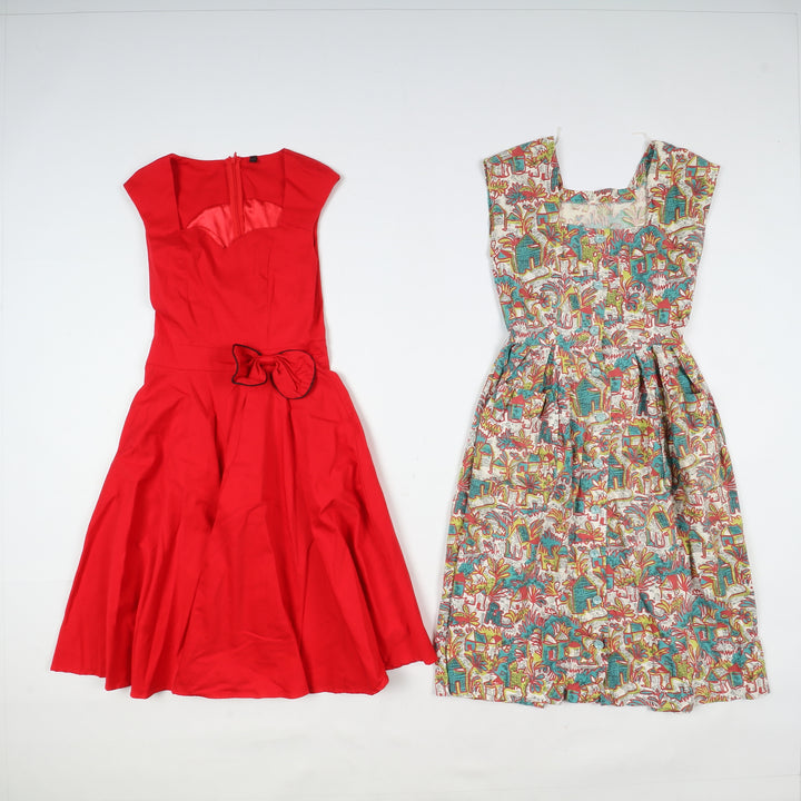 Stock lotto Vestiti abiti Estivi vintage donna 36 pz colorati