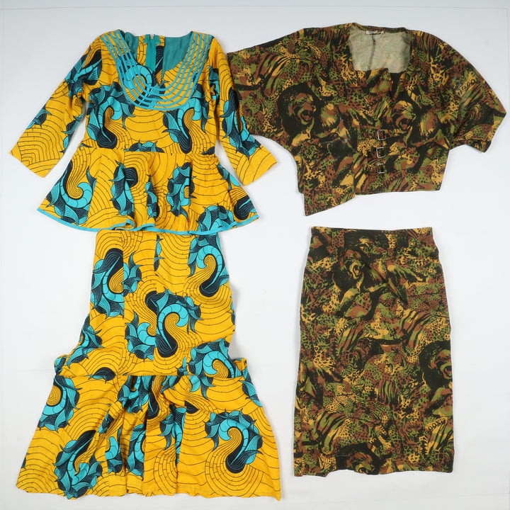 Stock lotto Vestiti abiti Estivi vintage donna 36 pz colorati
