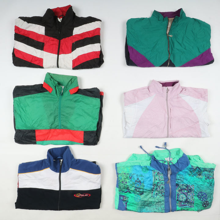 Track top sportive vintage box da 29pz uomo e donna grado A+B