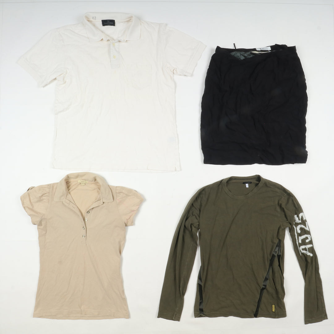 Luxury vintage abbigliamento firmato 21pz stock lotto abbigliamento usato