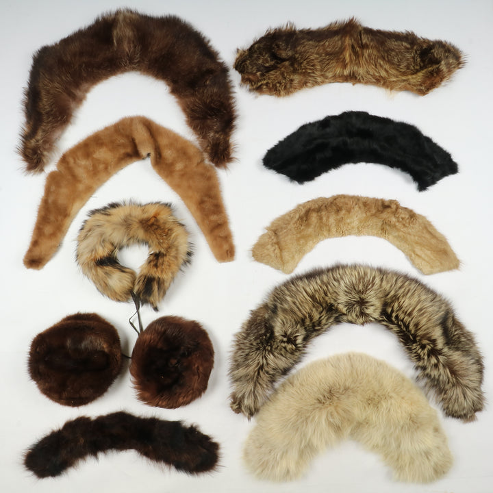 Stock Cappelli e Colli di Pellicce vintage uomo e donna stock 49pz grado A+B