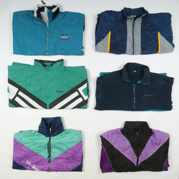 Track top sportive vintage box da 29pz uomo e donna grado A+B