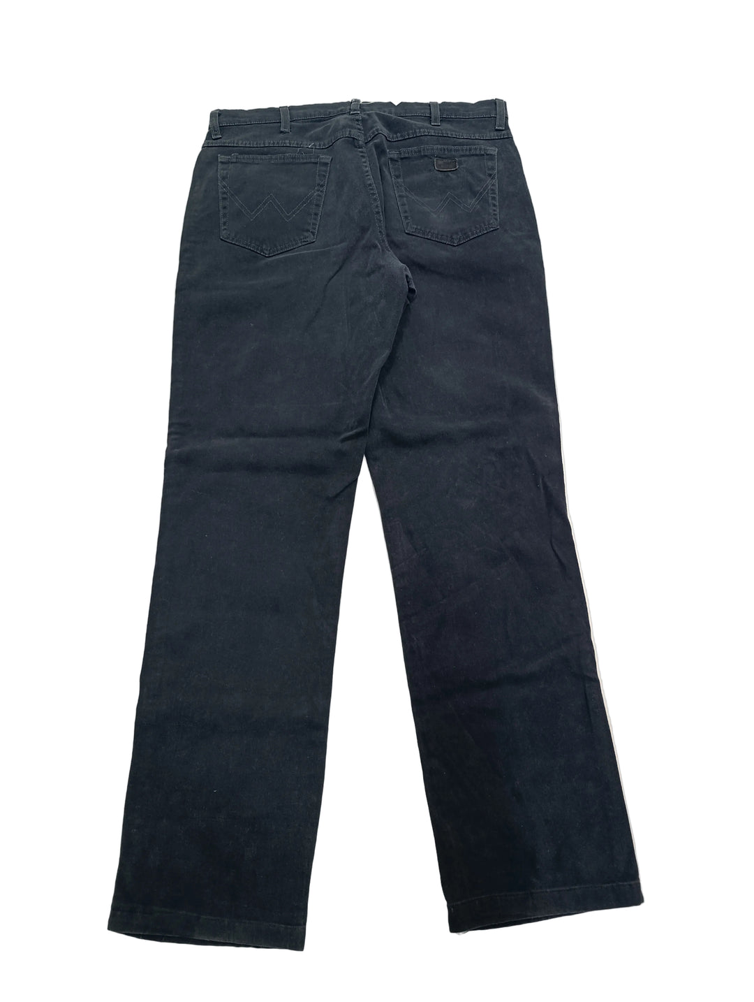 Wrangler Texas stretch nero W36 L36 vintage jeans usato unisex