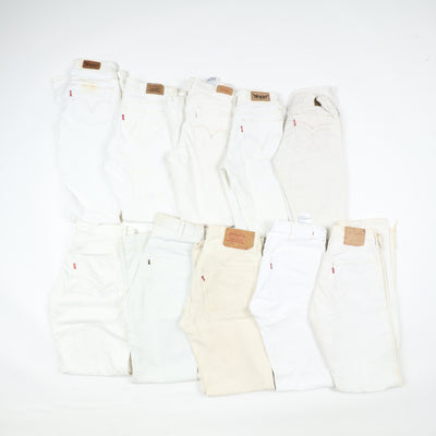 Levi's vintage 501 e vita alta Bianchi stock da 35pz