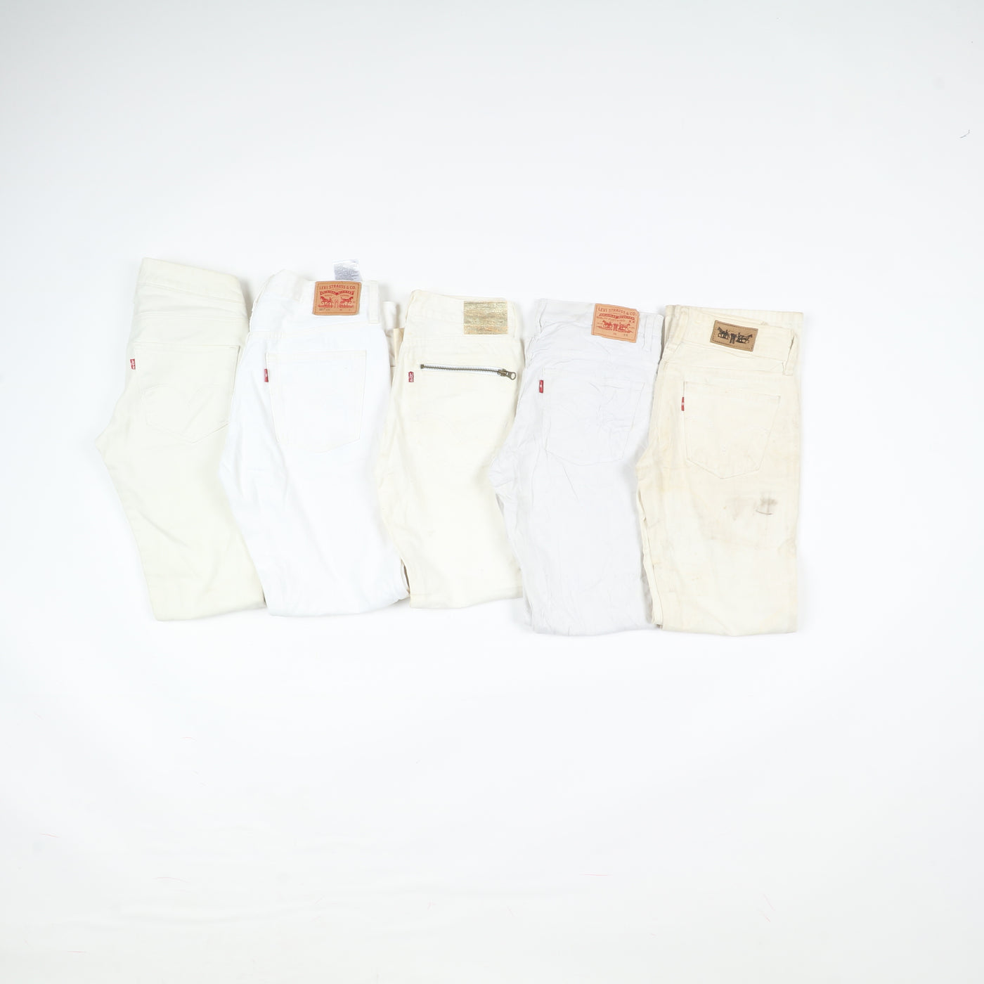 Levi's vintage 501 e vita alta Bianchi stock da 35pz