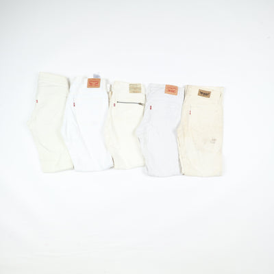 Levi's vintage 501 e vita alta Bianchi stock da 35pz