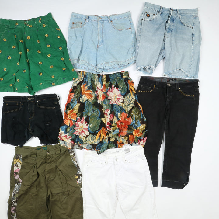 Short vintage e firmati da donna box da 56pz pantaloncini hot pants