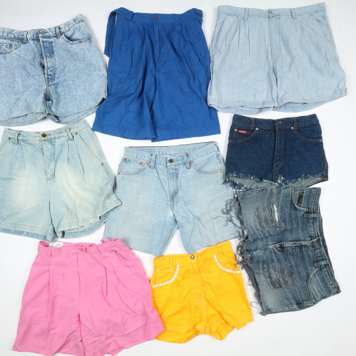 Short vintage e firmati da donna box da 56pz pantaloncini hot pants