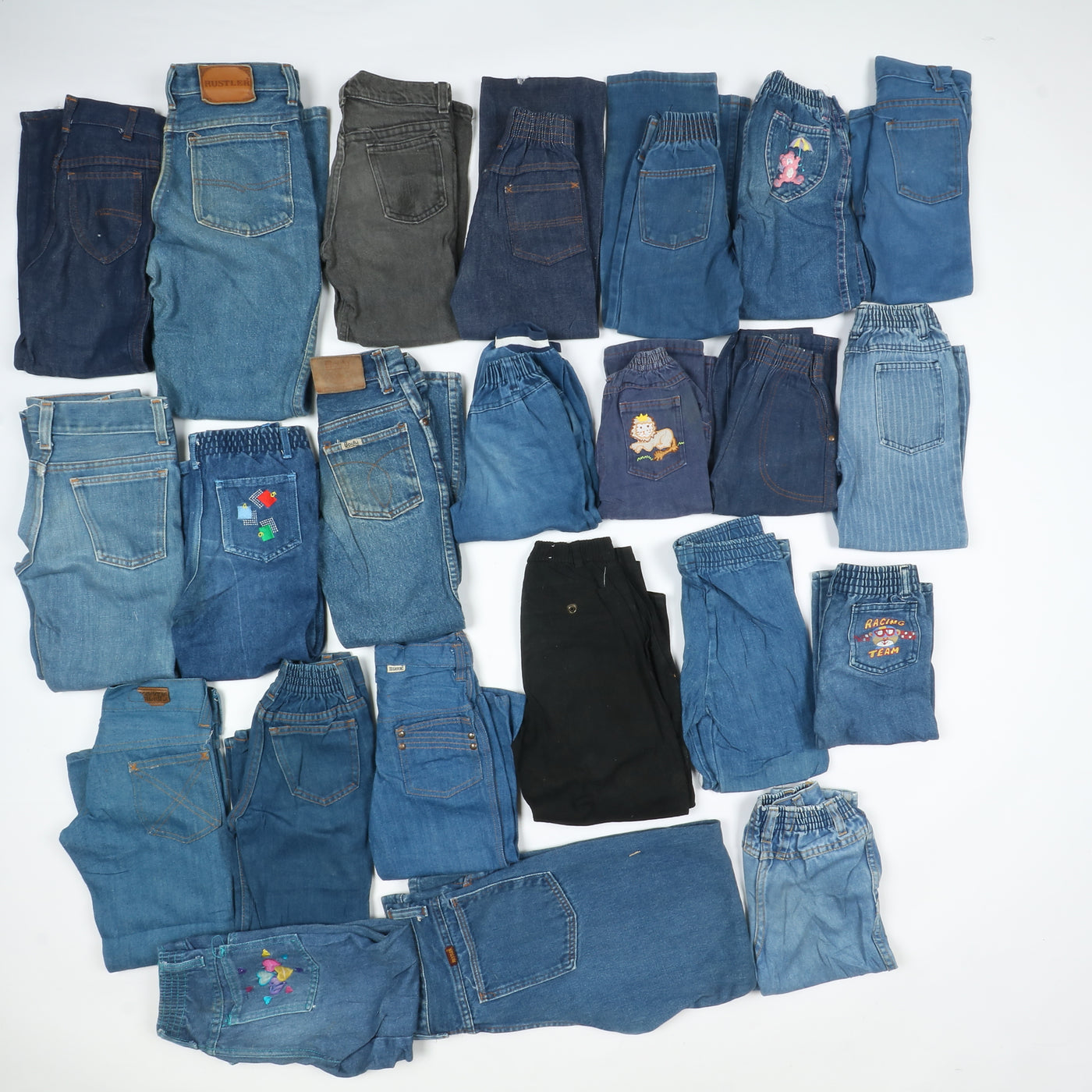 Jeans denim vintage Bambino/a stock da 61pz - 20kg