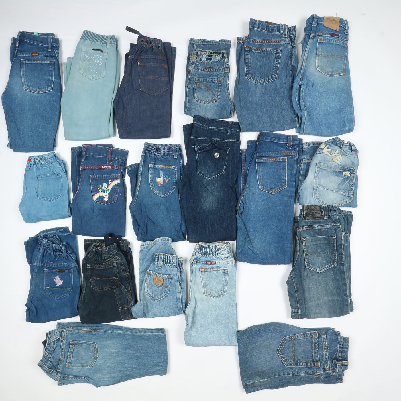 Jeans denim vintage Bambino/a stock da 61pz - 20kg