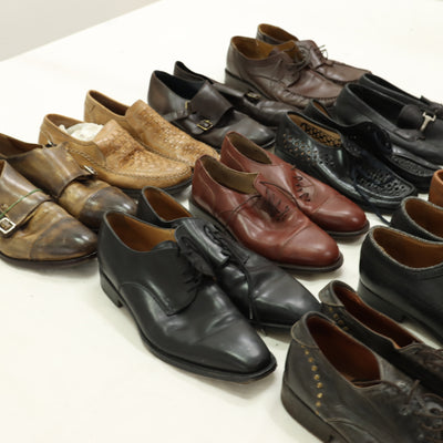 Scarpe casual uomo vintage box da 28pz colori e modelli misti