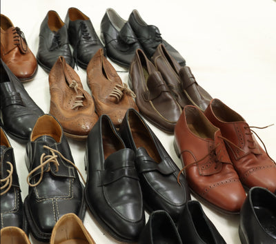 Scarpe Vintage da uomo box da 29pz colori e modelli misti
