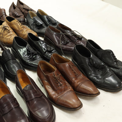 Scarpe Vintage da uomo box da 29pz colori e modelli misti
