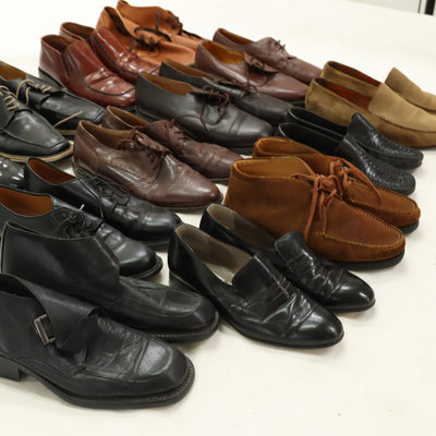 Scarpe Vintage da uomo box da 29pz colori e modelli misti