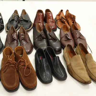 Scarpe Vintage da uomo box da 29pz colori e modelli misti