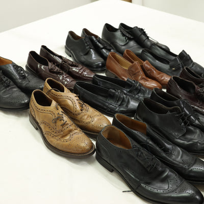Scarpe Vintage da uomo box da 30pz colori e modelli misti