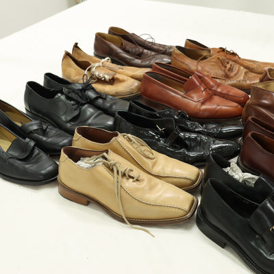 Scarpe Vintage da uomo box da 30pz colori e modelli misti