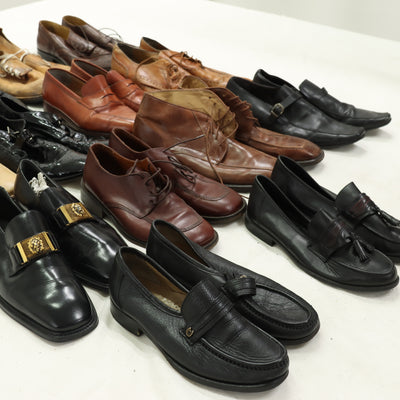 Scarpe Vintage da uomo box da 30pz colori e modelli misti