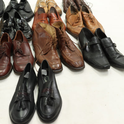 Scarpe Vintage da uomo box da 30pz colori e modelli misti