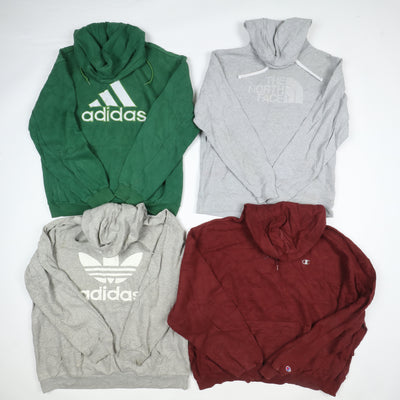 Felpe firmate sportive Nike Champion Adidas Box da 36 pz vintage