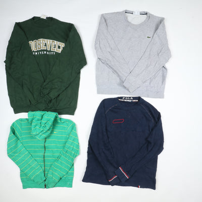Felpe firmate sportive Nike Champion Adidas Box da 35 pz vintage