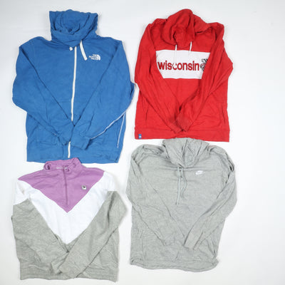Felpe firmate sportive Nike Champion Adidas Box da 35 pz vintage