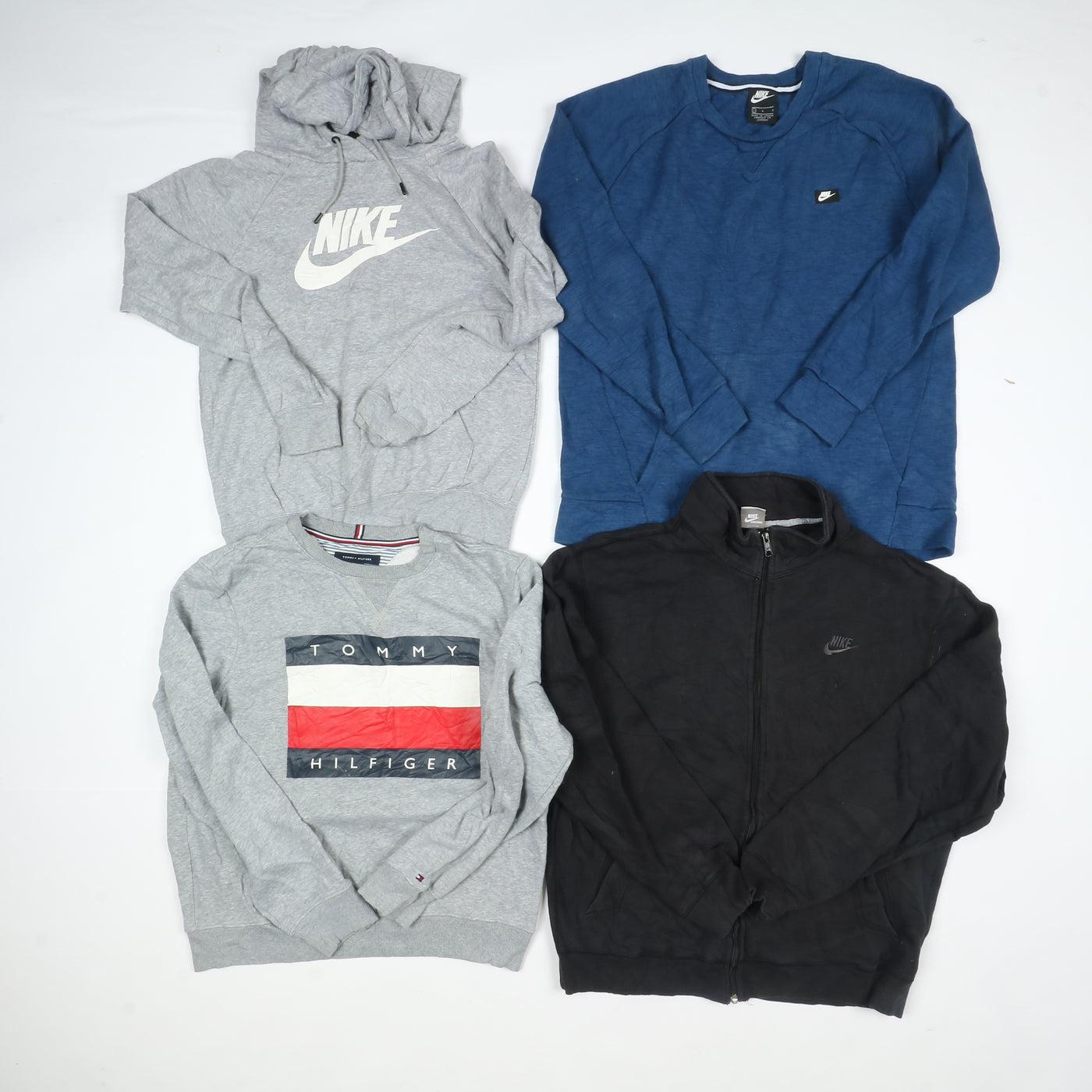 Felpe firmate sportive Nike Champion Adidas Box da 35 pz vintage