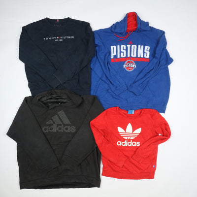 Felpe firmate sportive Nike Champion Adidas Box da 37 pz vintage