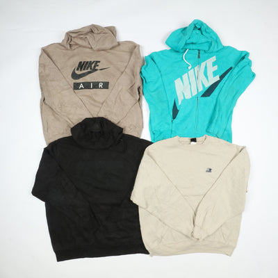 Felpe firmate sportive Nike Champion Adidas Box da 37 pz vintage