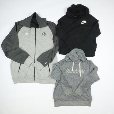 Felpe firmate sportive Nike Champion Adidas Box da 37 pz vintage