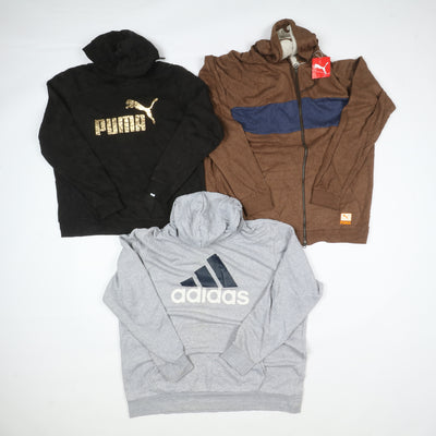 Felpe firmate sportive Nike Champion Adidas Box da 37 pz vintage