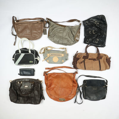 Stock lotto borse firmate 24kg - 37 pz misto uomo donna Lacoste - Piquadro...