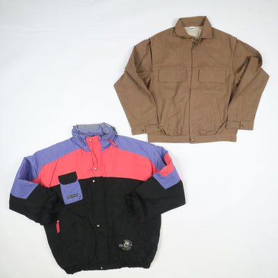 Stock lotto cappotti e giacche vintage invernali da Uomo 11kg - 12pz
