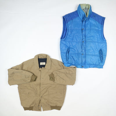 Stock lotto cappotti e giacche vintage invernali da Uomo 11kg - 12pz