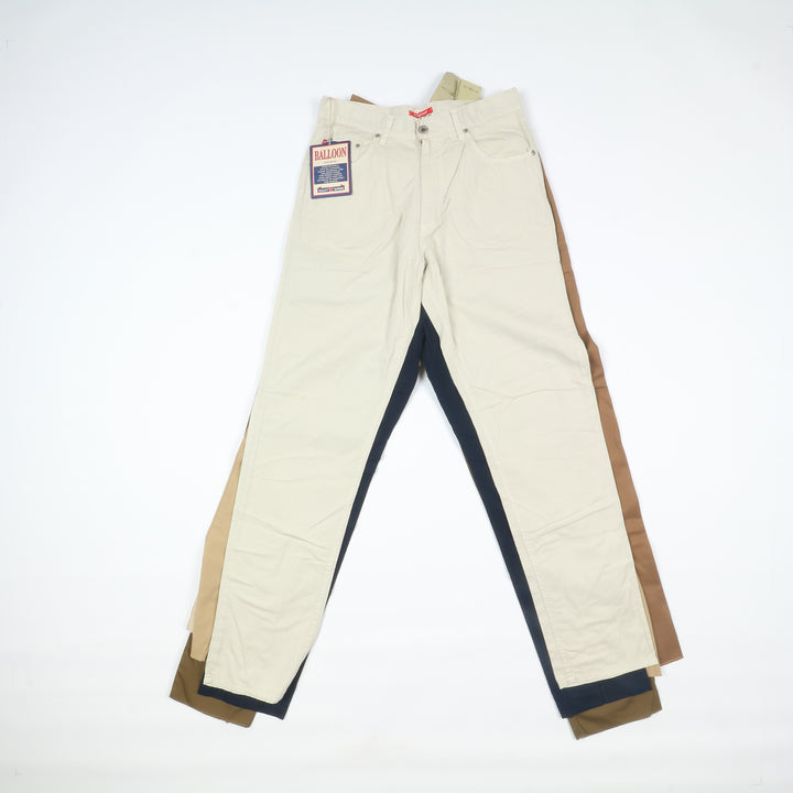 Pantaloni vintage firmati deadstock fondo di magazzino 100pz Blunauta Balloon