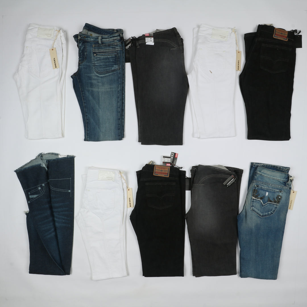 Diesel jeans nuovi deadstock box da 41pz fondo di magazzino