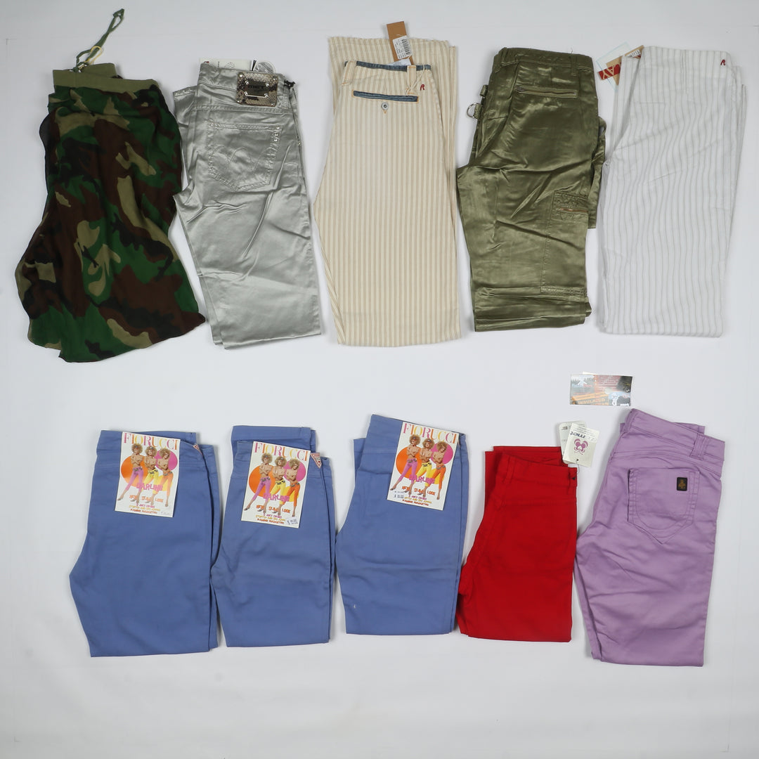 Miss Sixty, Fiorucci, Nolita, MET.... Stock da 47 pz pantaloni estivi donna