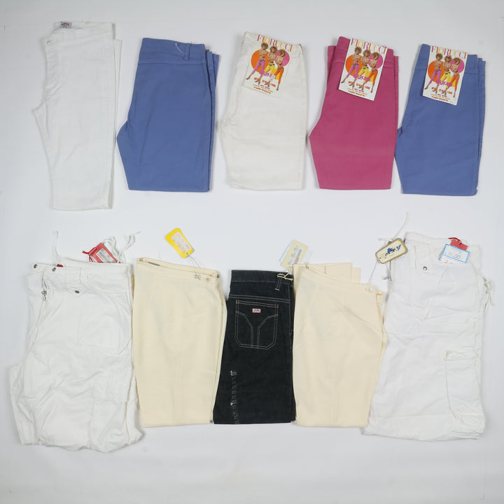 Miss Sixty, Fiorucci, Nolita, MET.... Stock da 47 pz pantaloni estivi donna