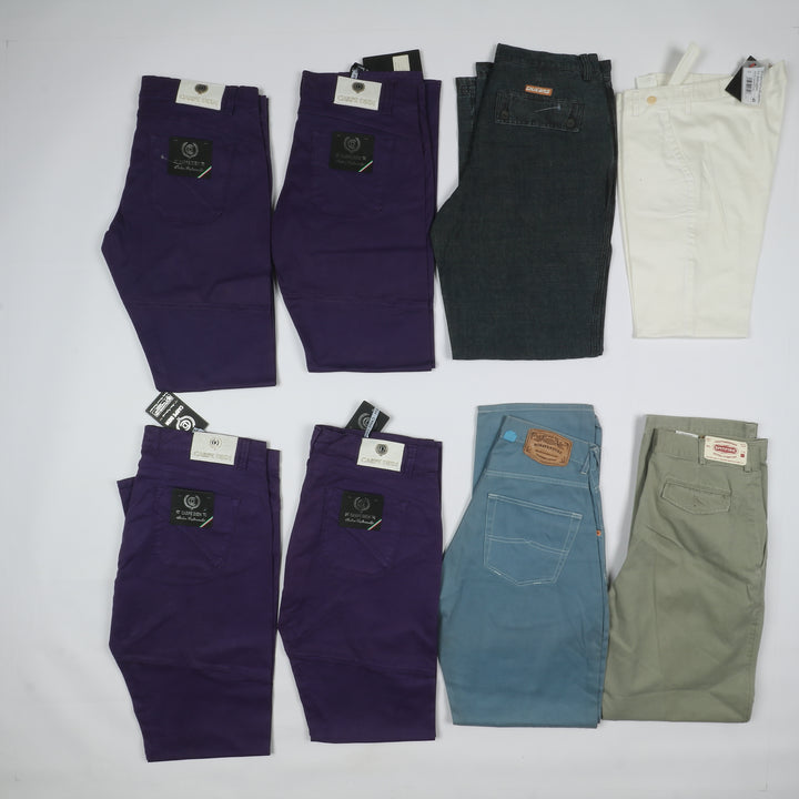 Pantaloni firmati uomo estivi nuovi deadstock 40pz GAS , Rfile....