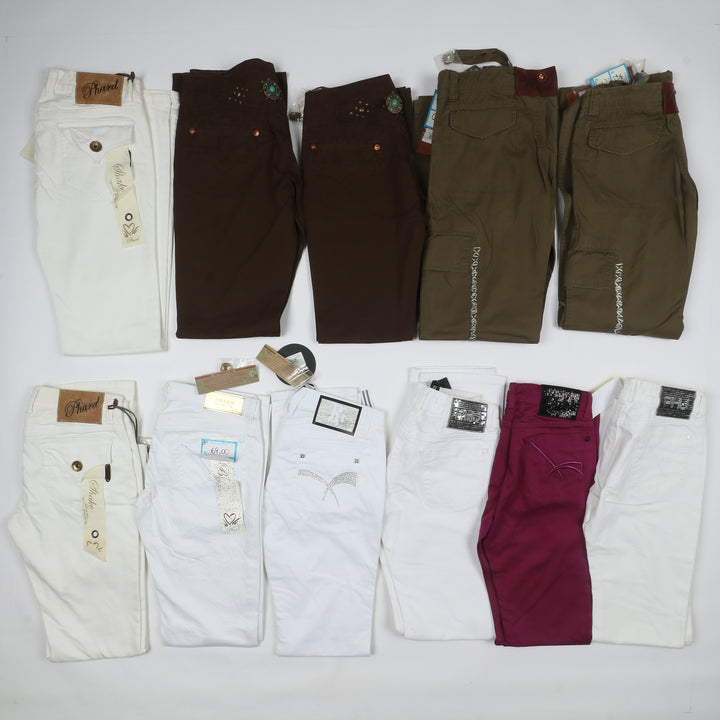 Phard e SQS Jeans nuovi donna deadstock stock da 54pz slim, bootcut...