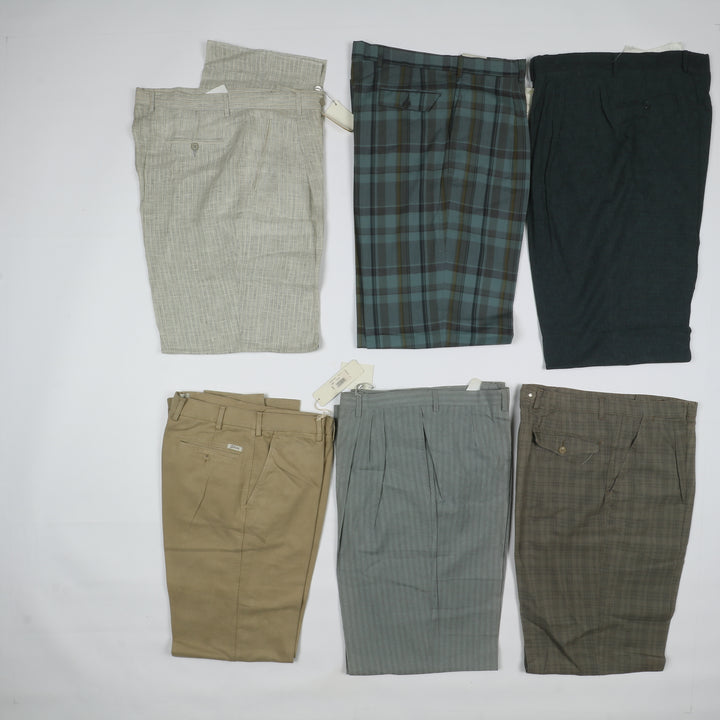 Pantaloni estivi nuovi deadstock taglio classico stock da 40pz Cotton Belt, CK....