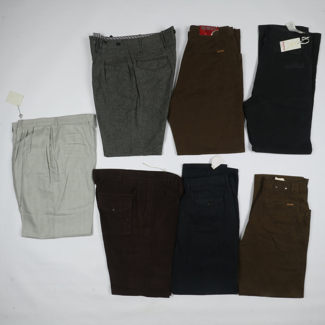 Pantaloni invernali nuovi deadstock taglio classico stock da 36pz