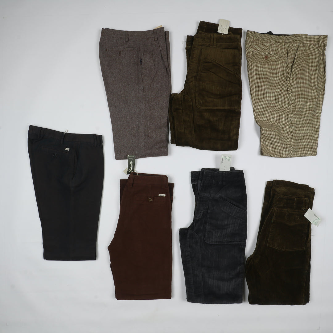 Pantaloni invernali nuovi deadstock taglio classico stock da 36pz